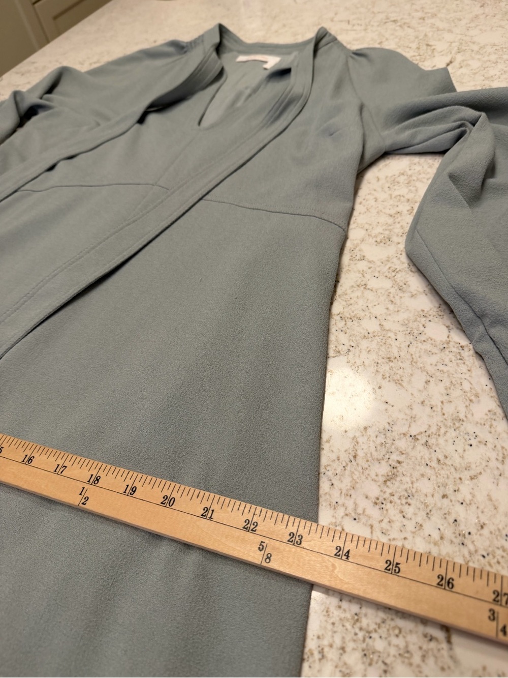 See By Chloé Dove Gray Tie-Neck Shift Dress - Picture 11 of 14